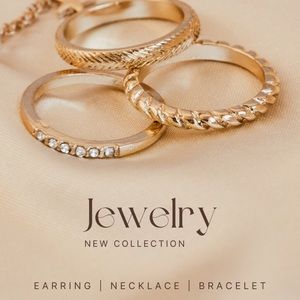 Bracelets, Necklaces, Earrings